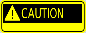 caution